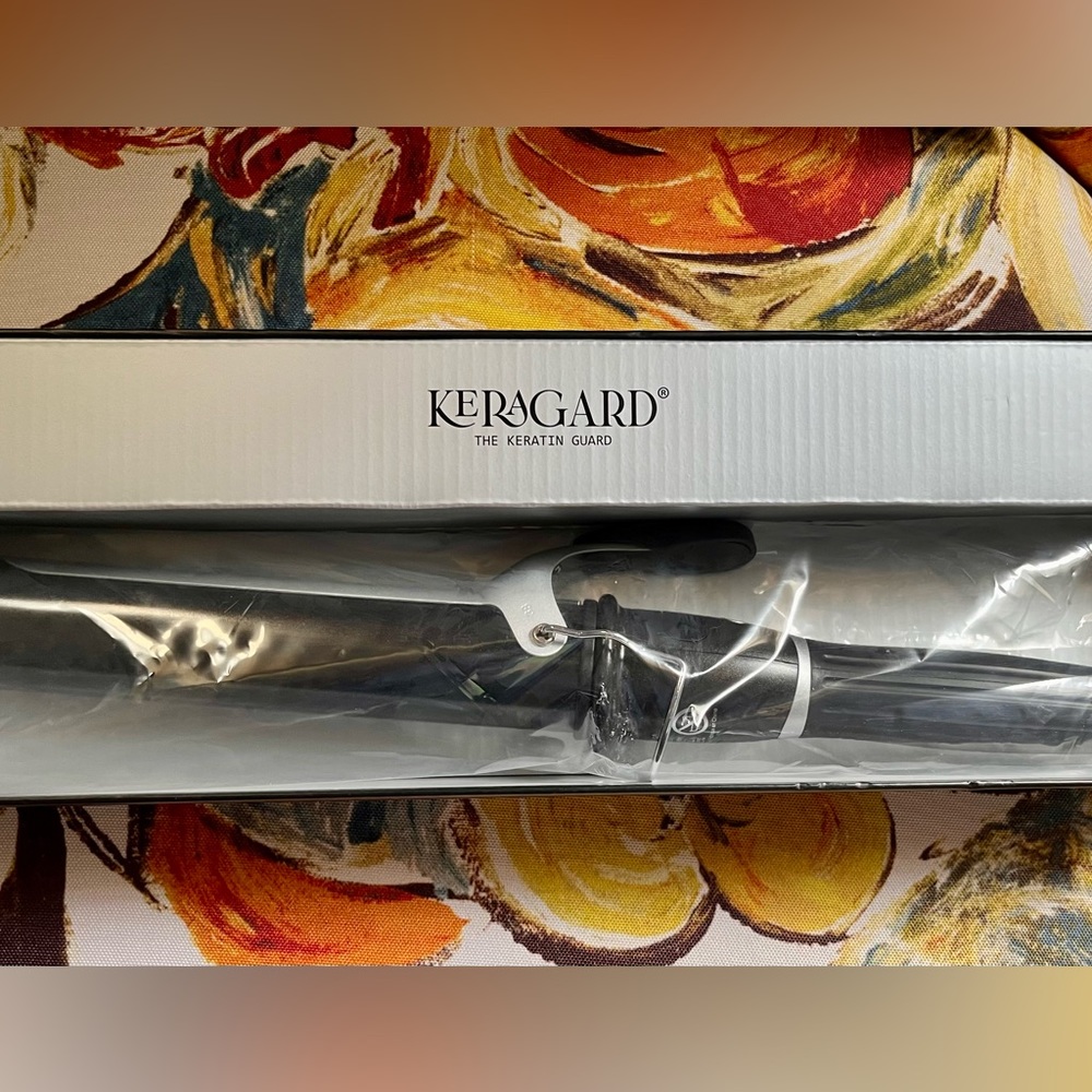 Keragard Professional Fast Heat Up  1 1/4 inch Titanium Curling Iron,Extra-Long